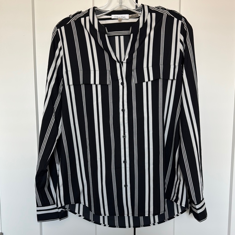 Calvin Klein Striped Blouse